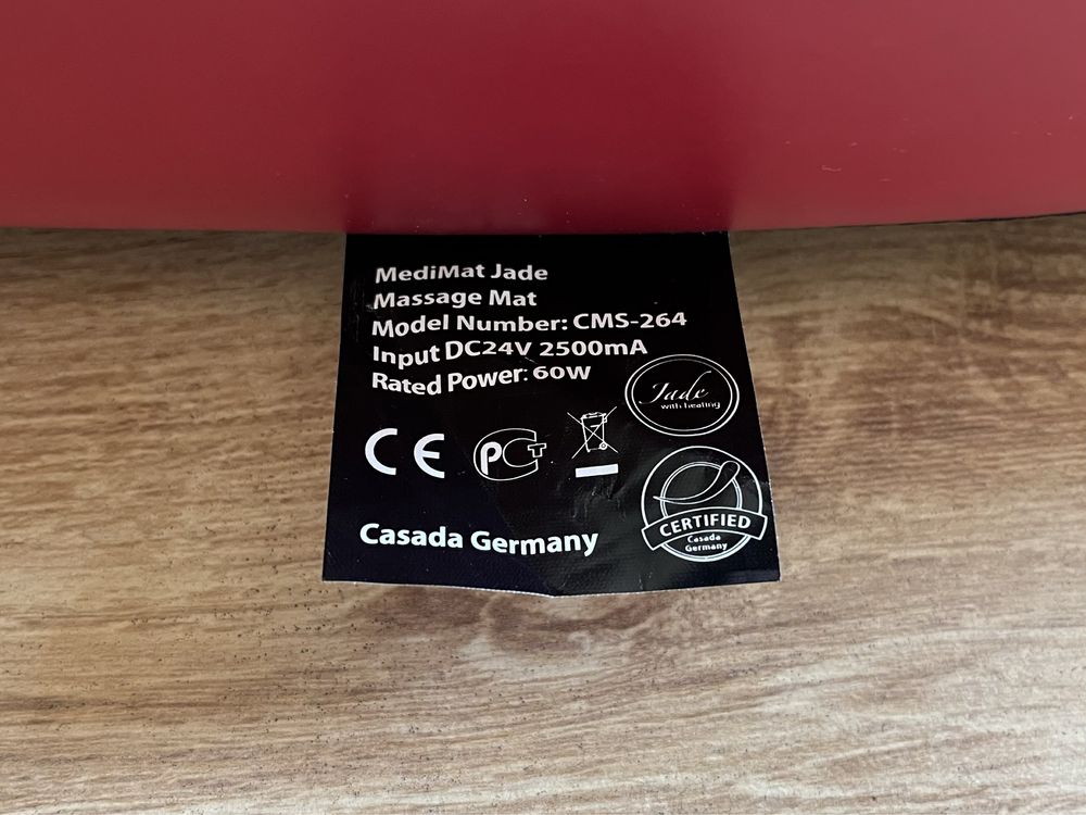 Mata masująca materac Casada Medimat Jade łóżko do masażu Shiatsu