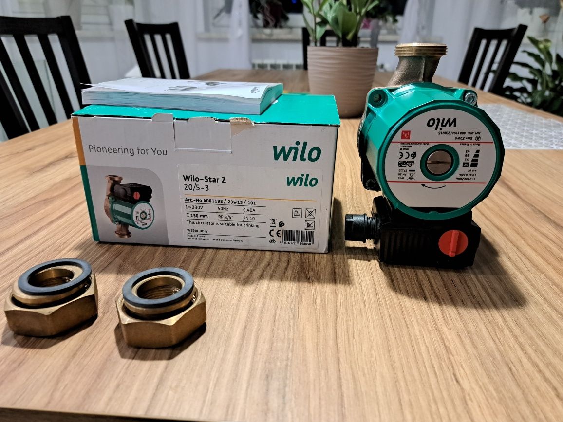 Pompa obiegową Wilo