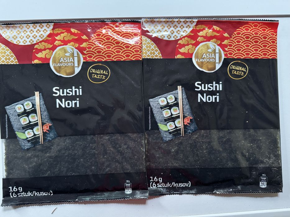 Sushi nori 10 opakowan 60 listków