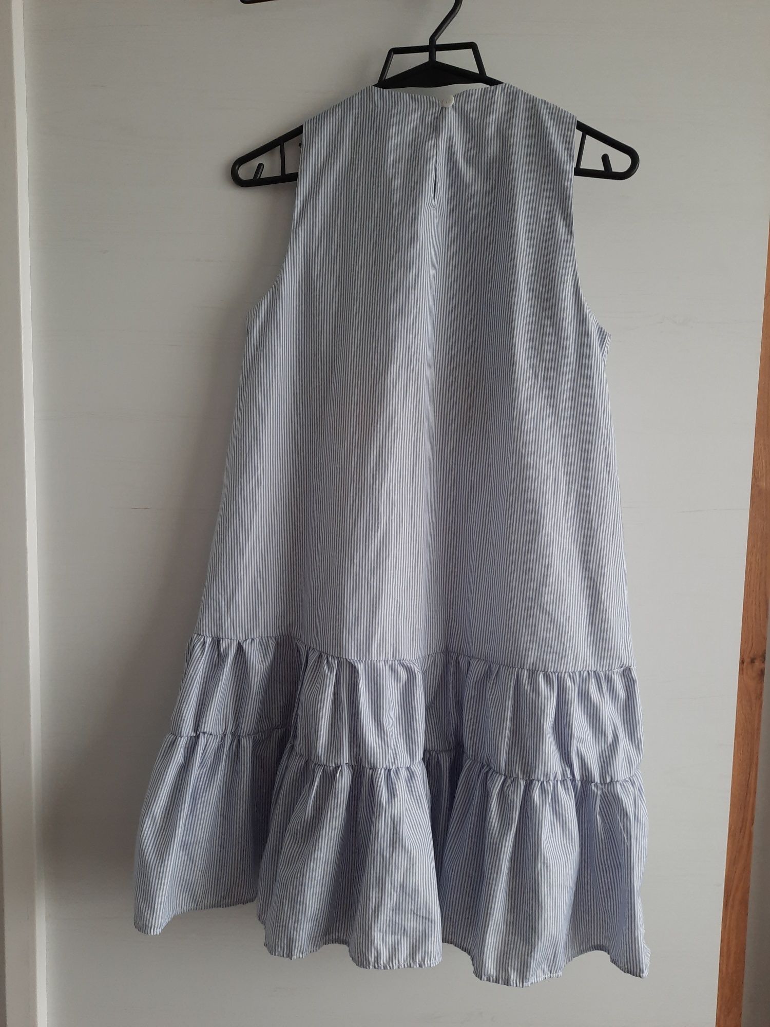 Sukienka vintage haft kwiaty M