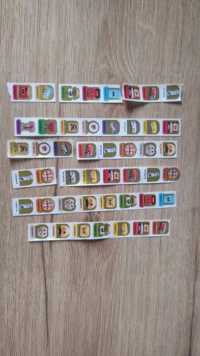 Naklejki z biedronki 47 sztuk gang biedroniaków zestaw naklejek