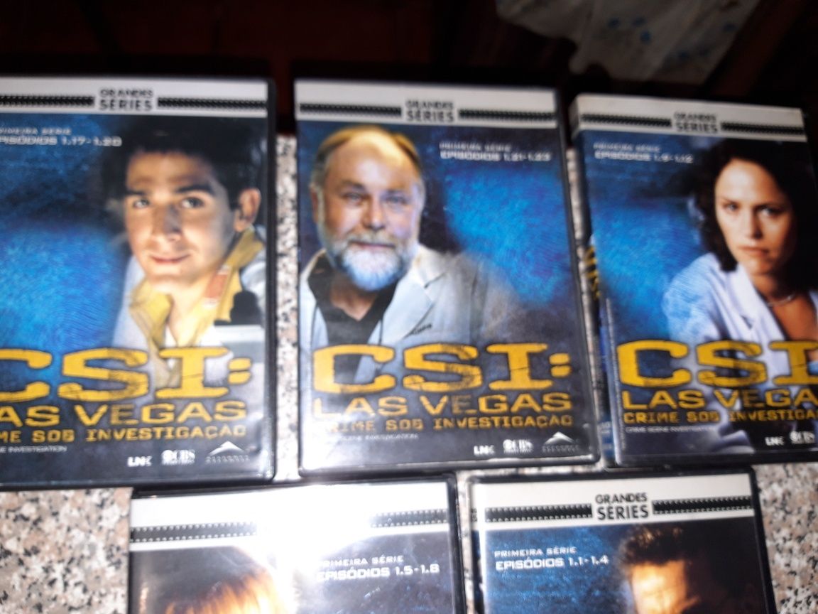 Conjunto 10 Dvds CSI Miami/Las Vegas