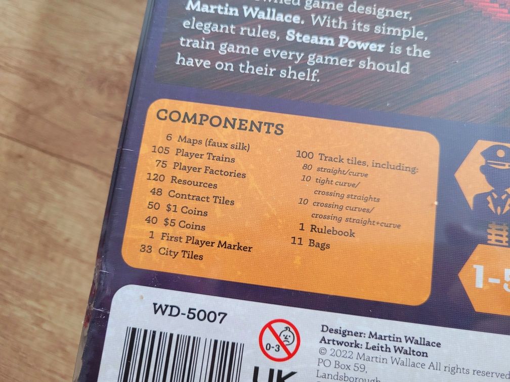 Gra planszowa Steam Power - Deluxe + Cat Power + PL - Martin Wallace