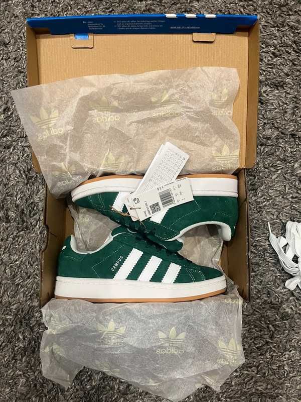 adidas Campus 00s Dark Green Cloud White 42.5