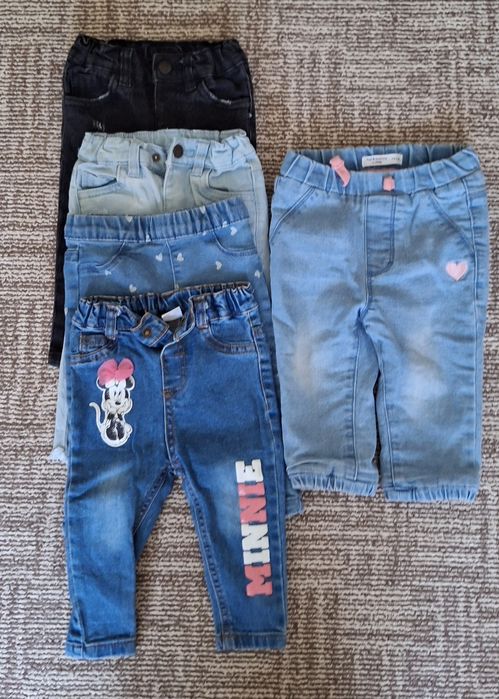 Paka ubrań dla dziewczynki rozmiar 74