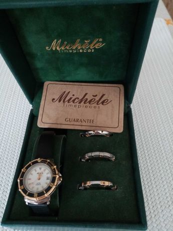 Zegarek damski firmy Michele z 3 tarczami
