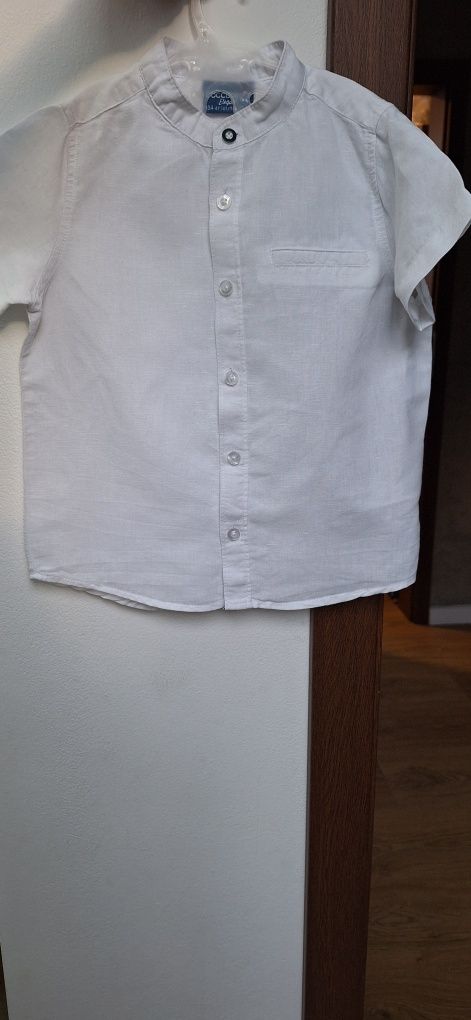 Biała koszula coccodrillo 104 stójka