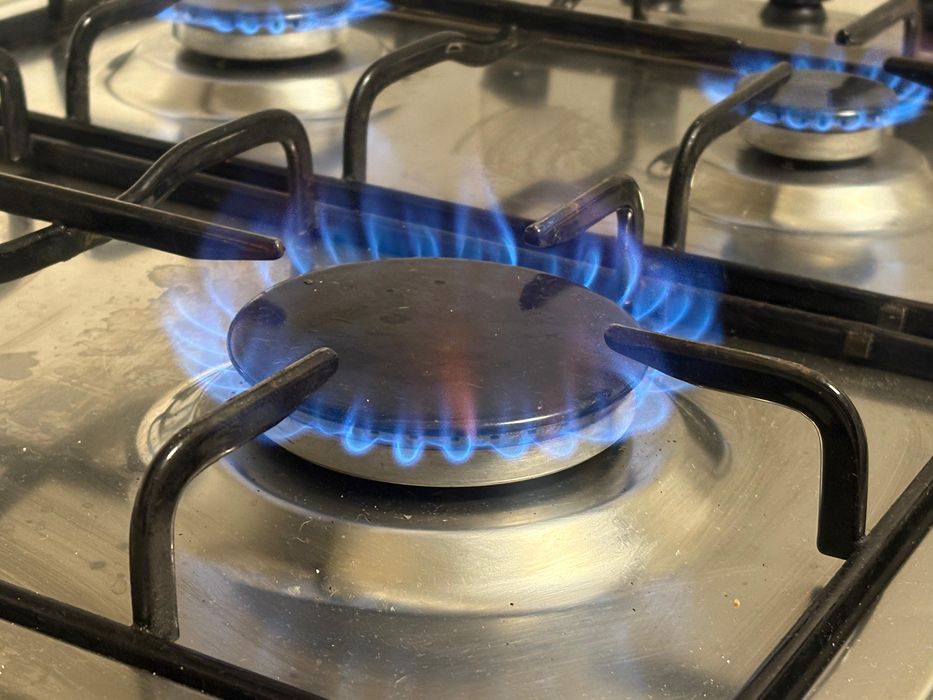 Placa de gas canalizado