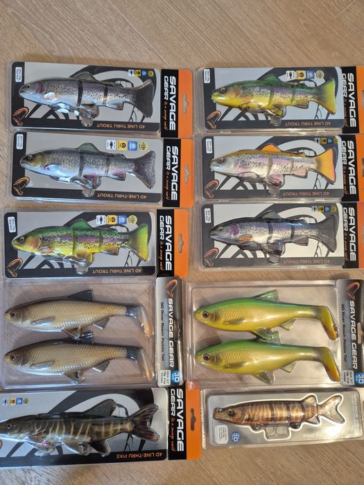 Savage gear trout, pike, rouch
