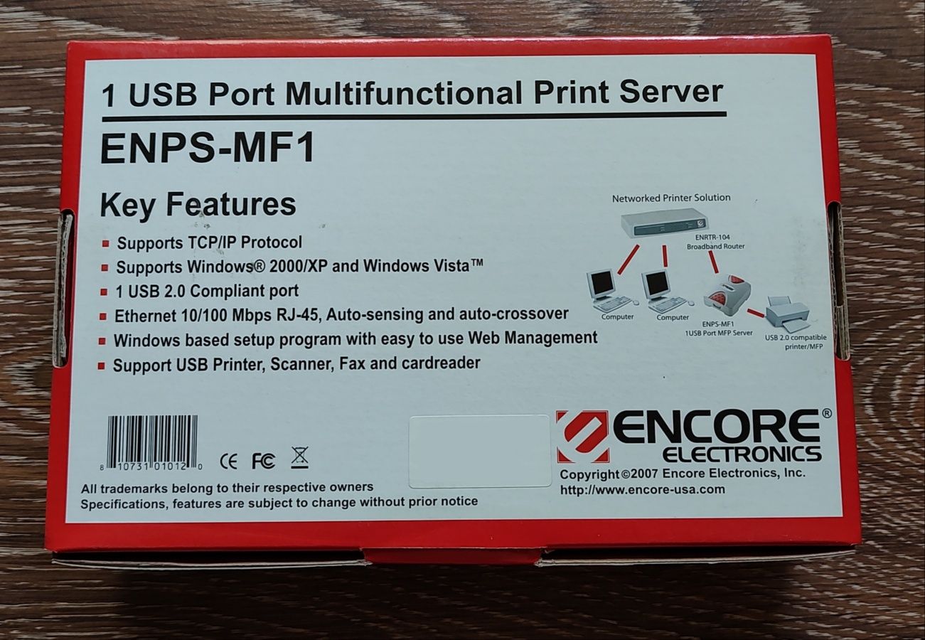 Print Server Encore ENPS-MF1. Оригінал