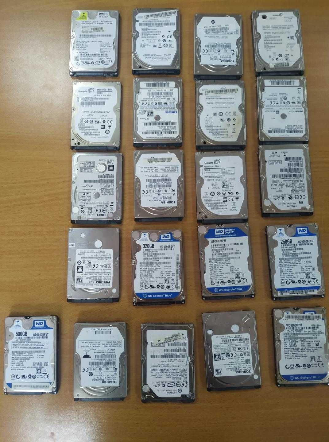 Жесткий диск HDD 2.5 3.5 SATA 120,160,200,250,320,500,1000Gb БУ