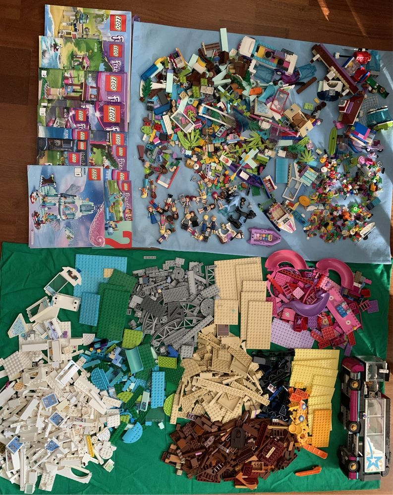 Mix oryginalnych klocków Lego Friends
