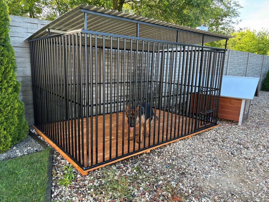 Solidny kojec spawany dla psa- dowóz/ montaż/ wysoka jakość