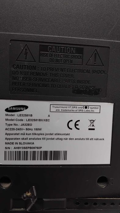 Televisor Samsung LCD de 32"