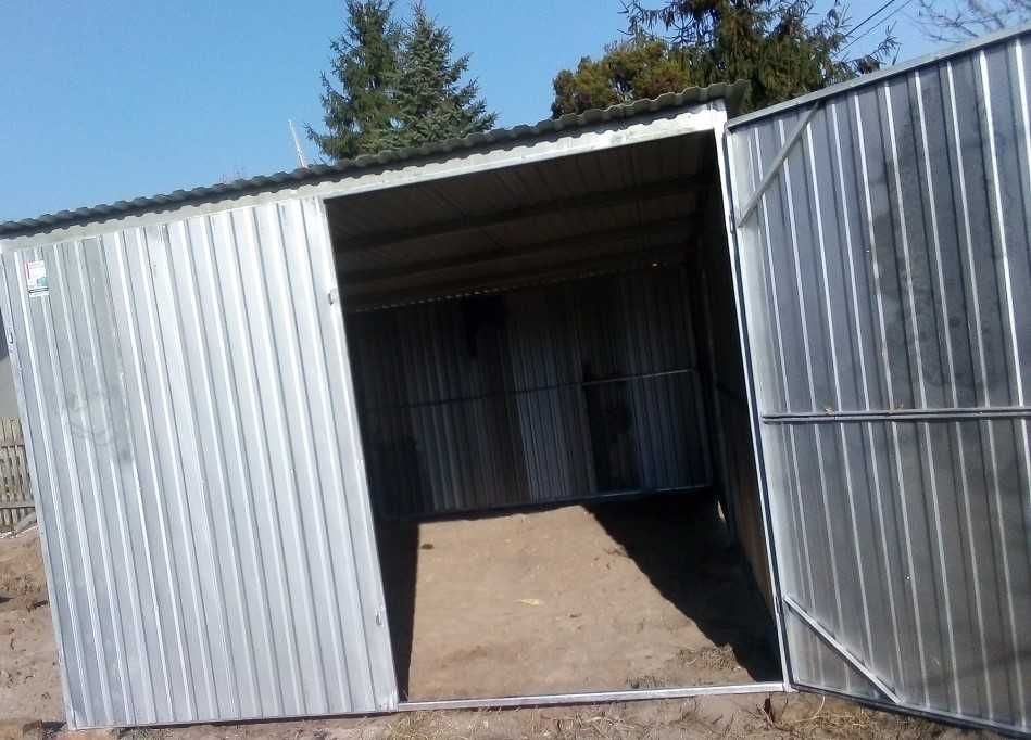Garaż blaszany 3x5 na budowę- transport i montaż GRATIS