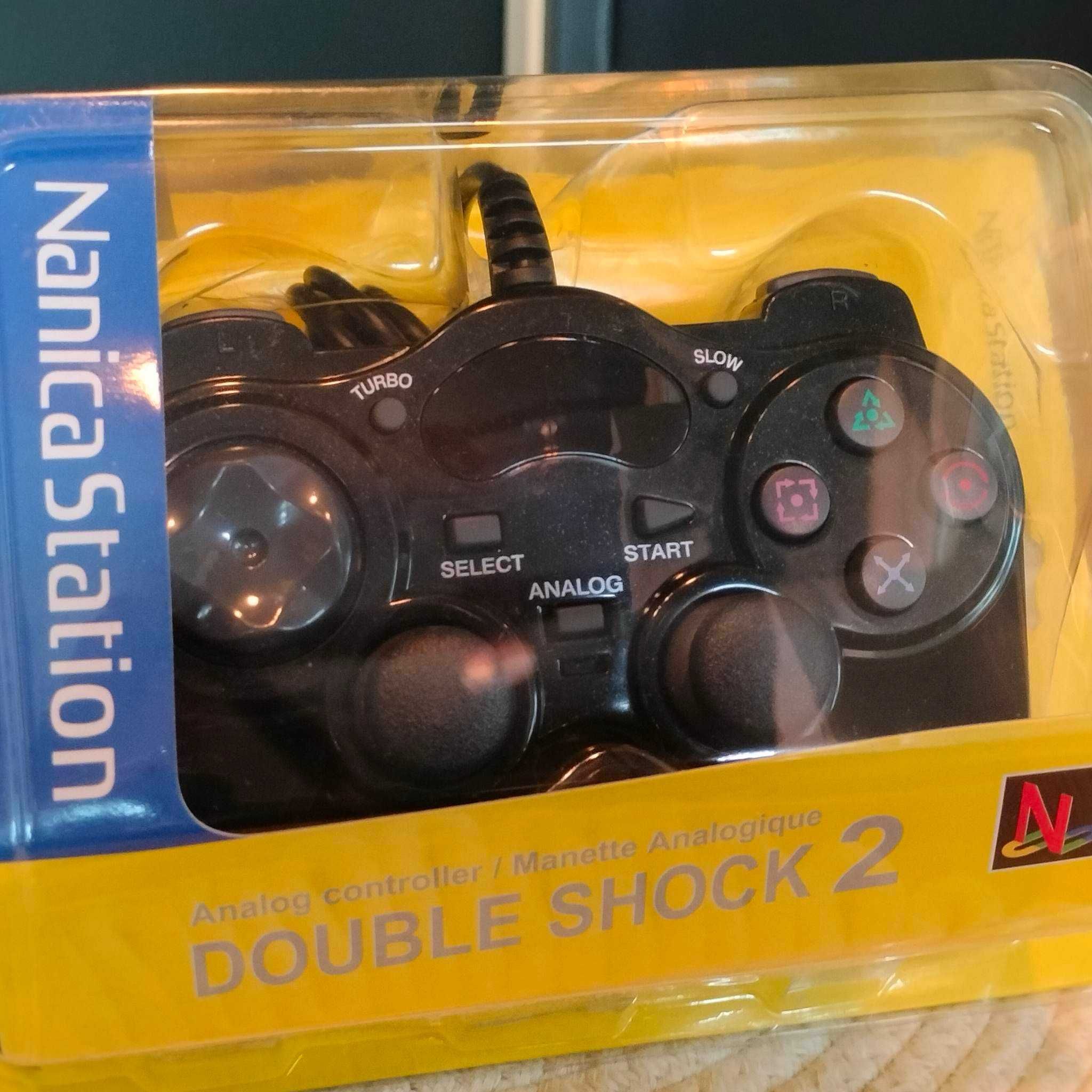 Kontroler PlayStation 2 - Czarny NOWY Zamiennik