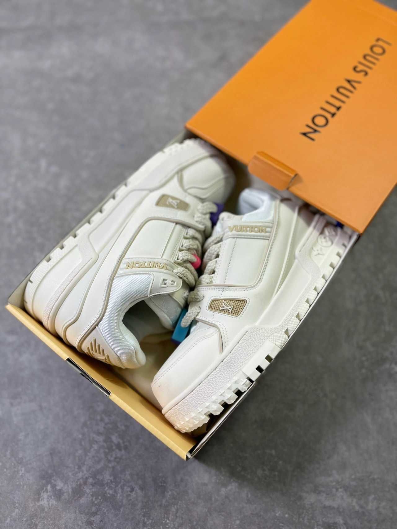 Nowybuty_Louis_Vuitton_LV_White UnisexTrampk41