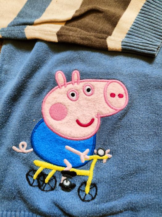 Bawełniany sweterek ze świnką Peppą 98