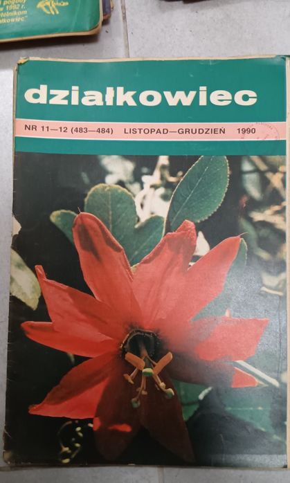 Działkowiec miesięcznik 2x1990 rok, październik listopad -grudzień