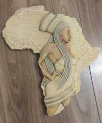 Dekoracja ścienna gipsowa Africa