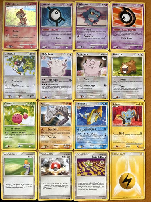 Cartas Pokemon - 8 Baralhos + 100 Unidades
