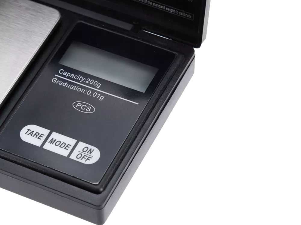 WAGA JUBILERSKA KIESZONKOWA 200g/0,01g Precyzyjna Elektroniczna