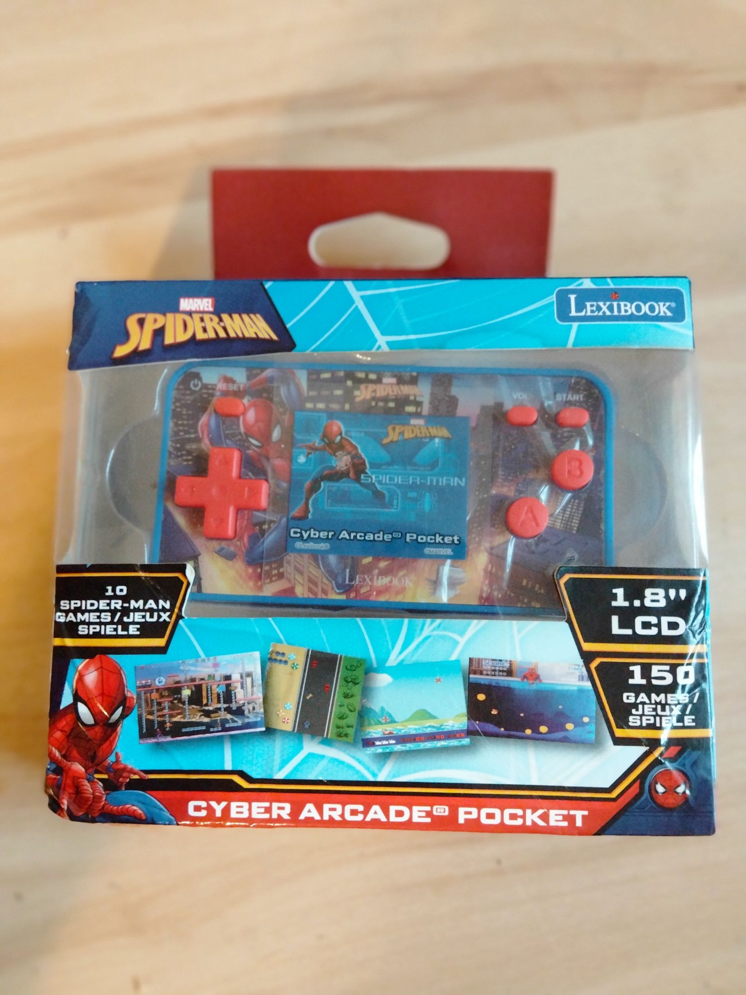 Zabawka konsola przenośna LEXIBOOK Spider Man Cyber Arcade Pocket