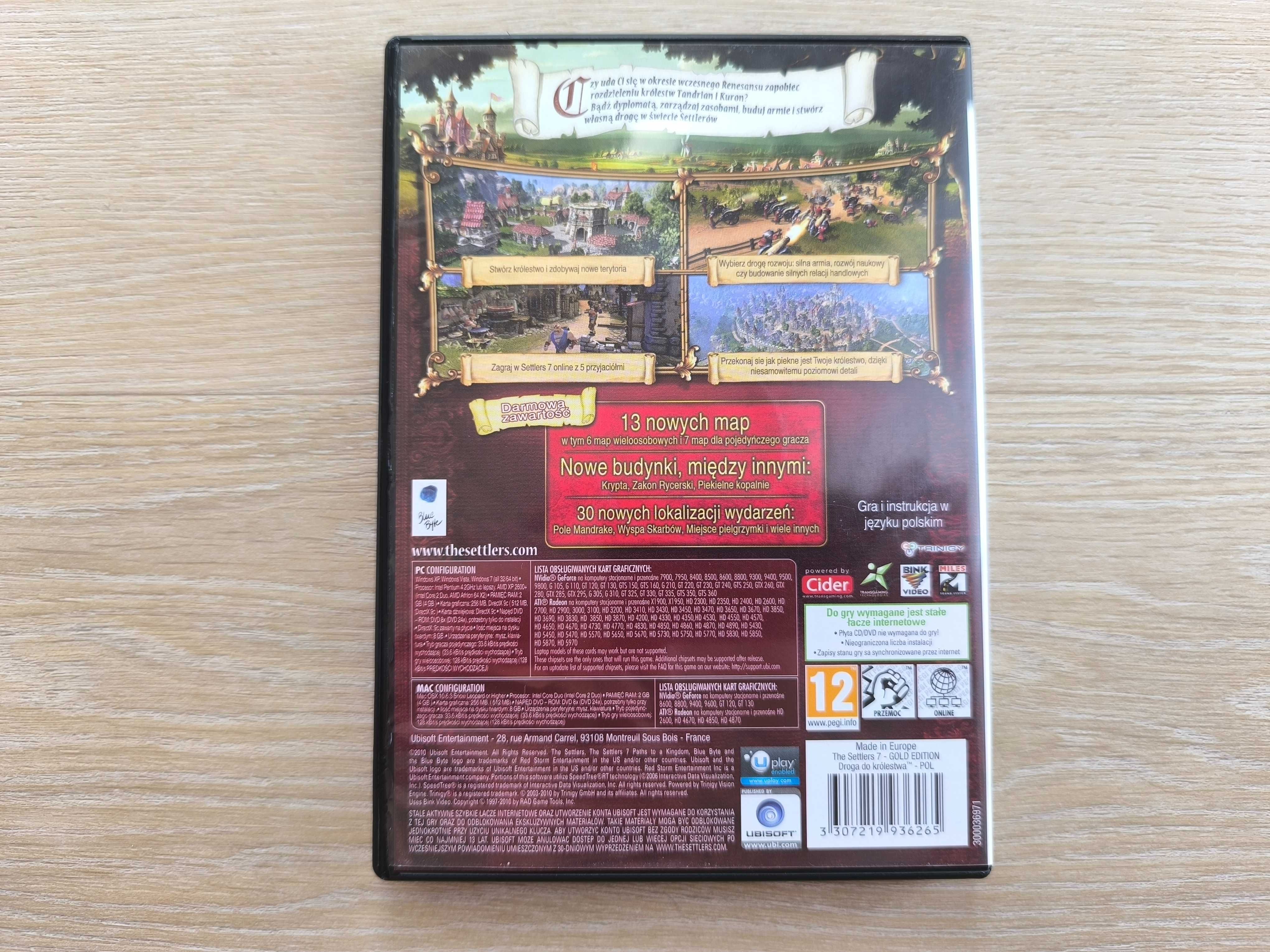 The Settlers 7 Droga do Królestwa GOLD EDITION [PC] (PL) - BOX