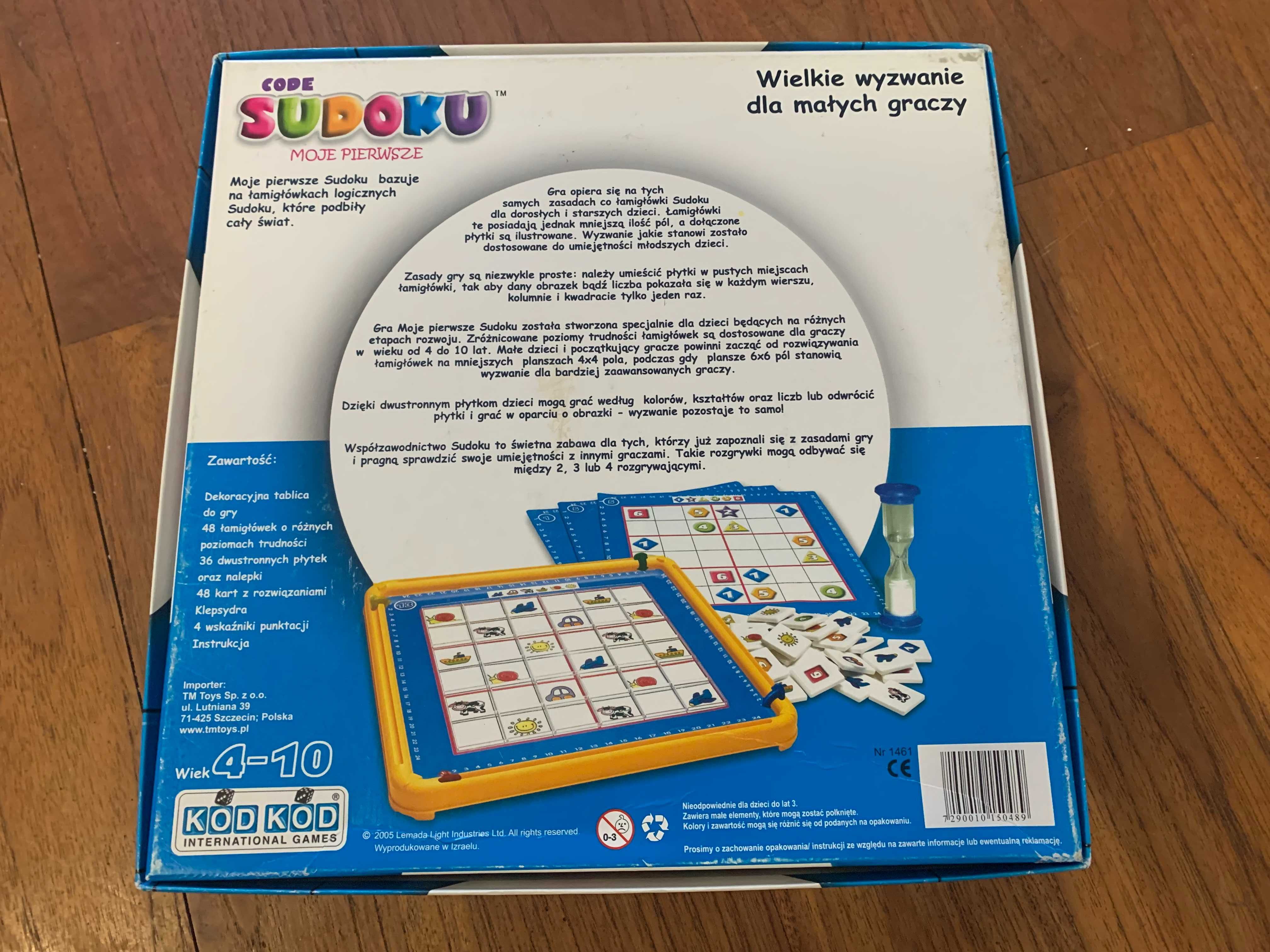 Moje pierwsze Sudoku - gra dla dzieci