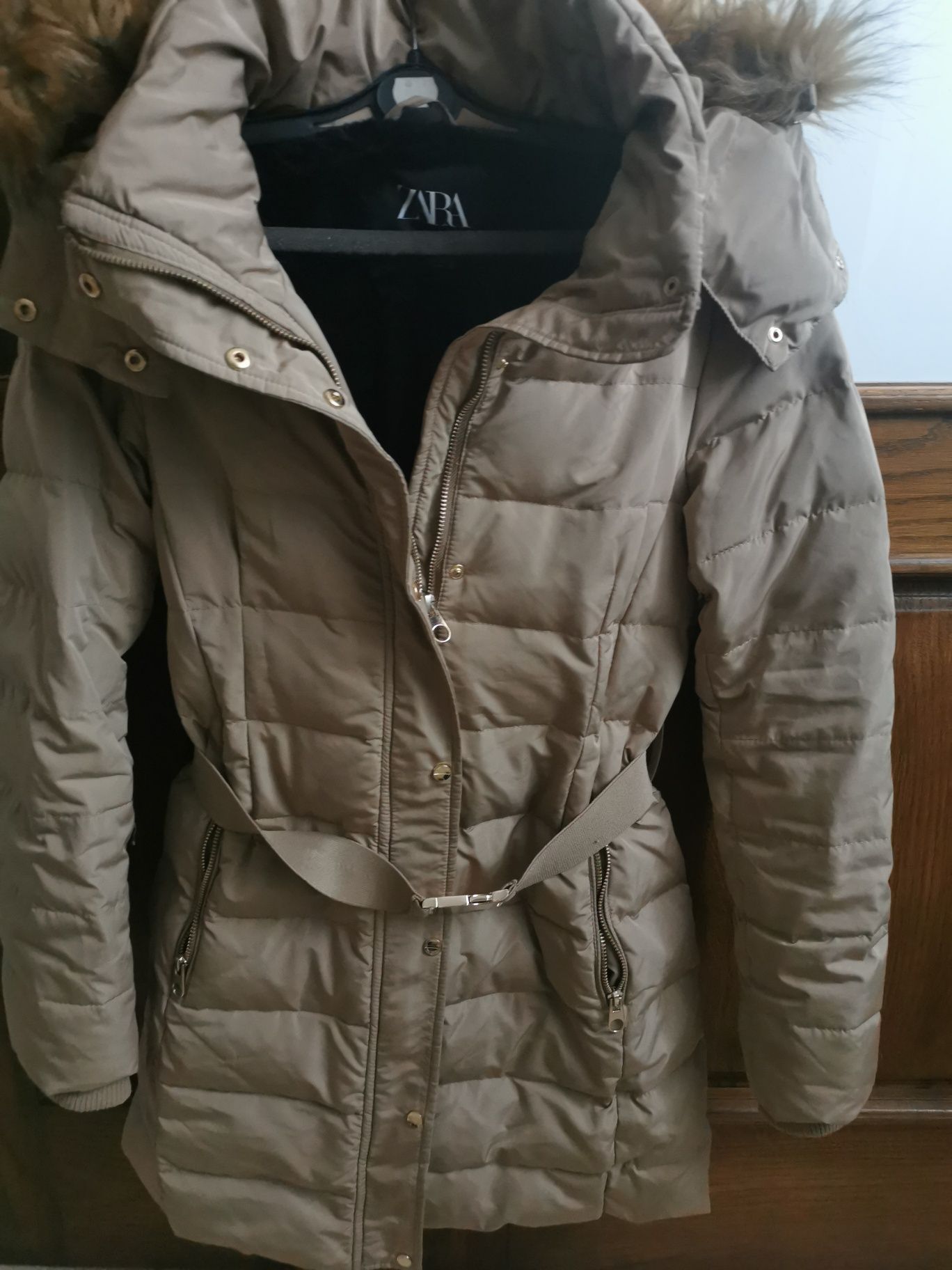 Płaszcz puchowy zimowy S Zara