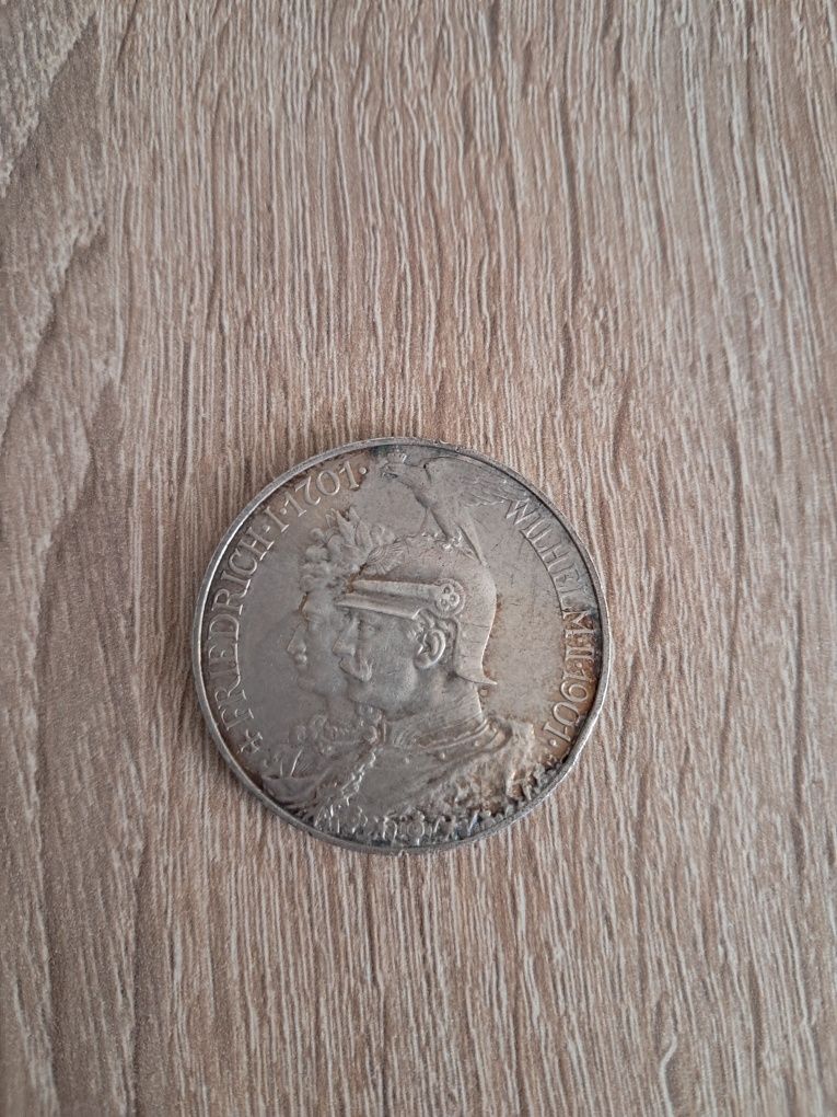 Moneta 5 marek cesarstwo niemieckie