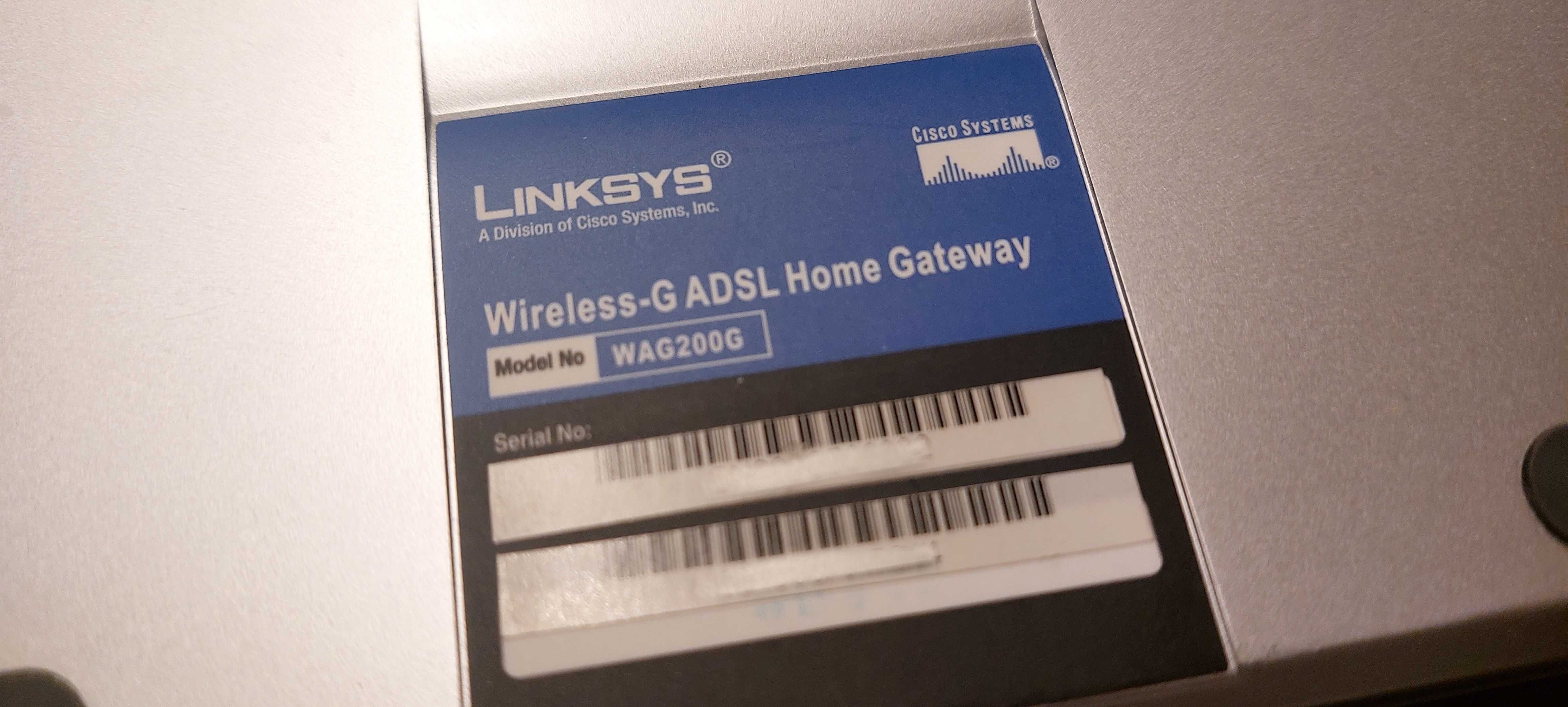 Router Lnksys WAG200G