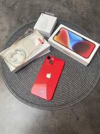 Iphone 14 128GB red stan idealny komplet