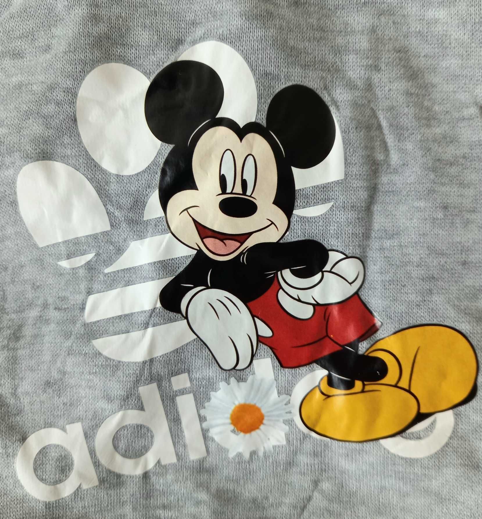 Bluza z kapturem dla psa ubranko Disney Adidog Mickey roz. L
