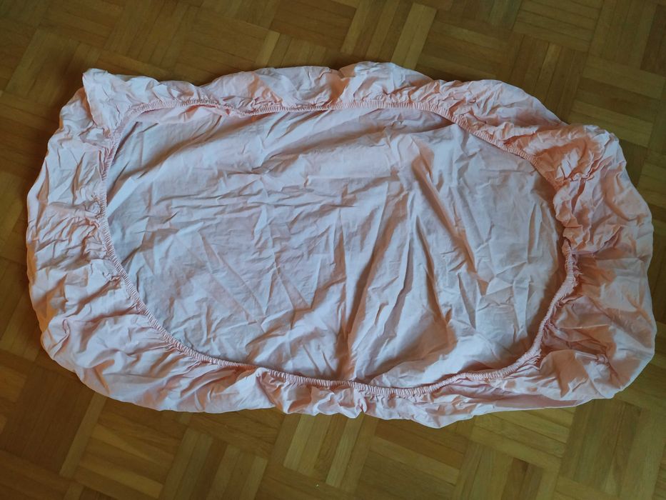Bawełniane prześcieradło z gumką Lupilu, na materac 120 x 60 cm