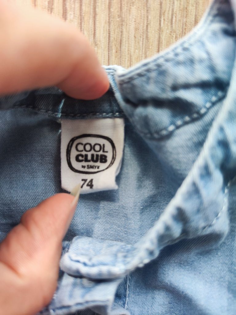 Sukienka ala jeans r.74 SMYK