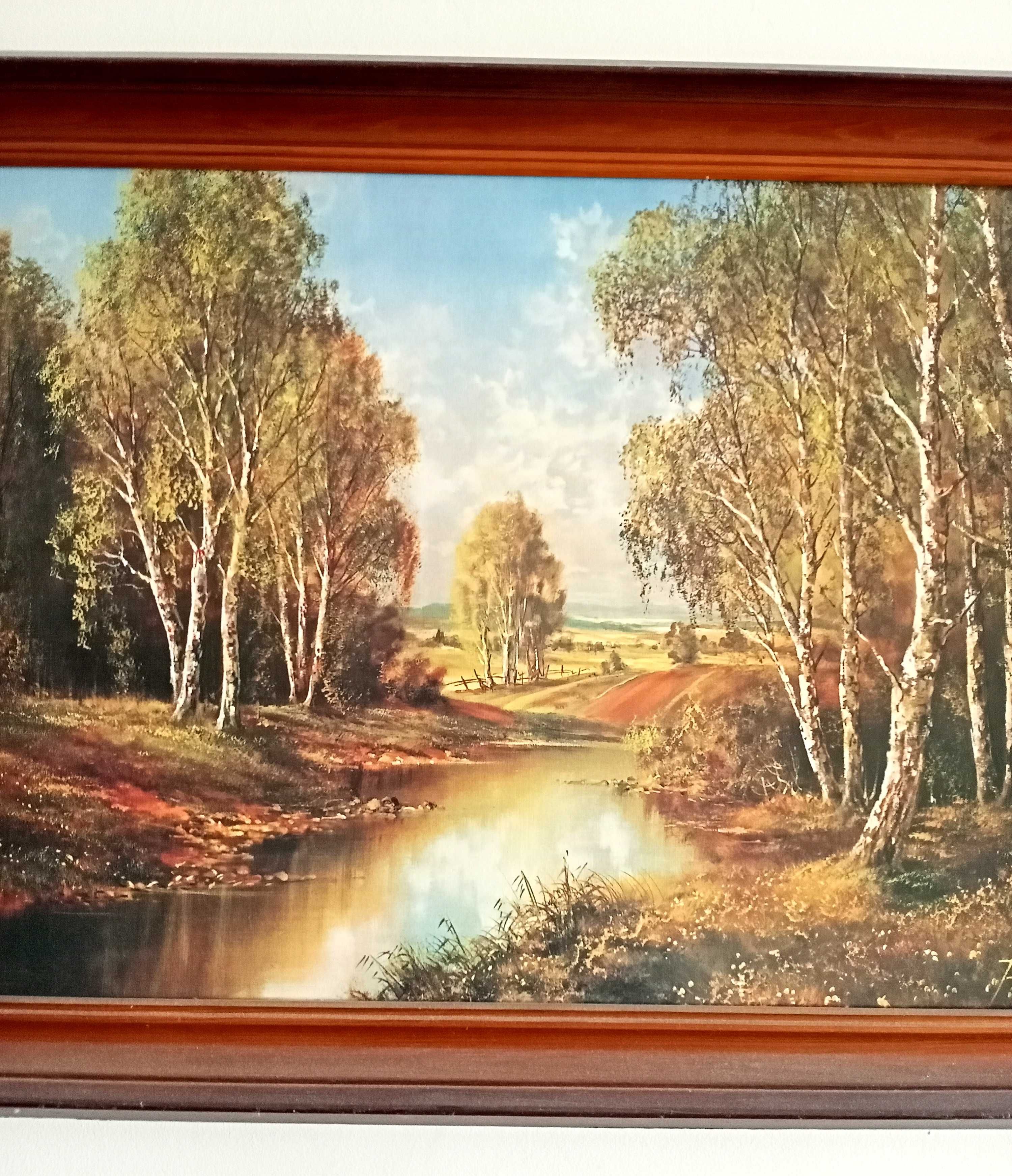 Картина (репродукция) в раме.