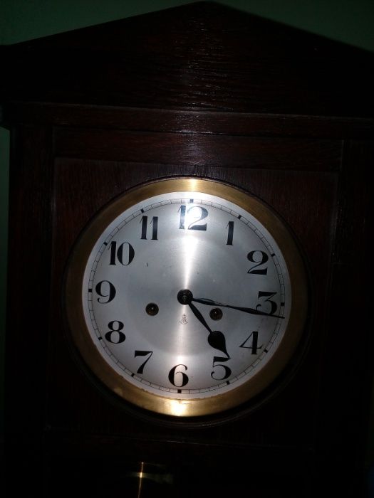 przedwojenny zegar wiszący niemiecki firma Gustaw Becker