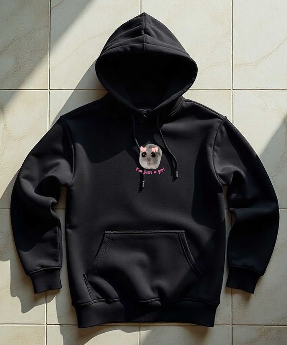 Męska Czarna Bluza M Im Just A Girl