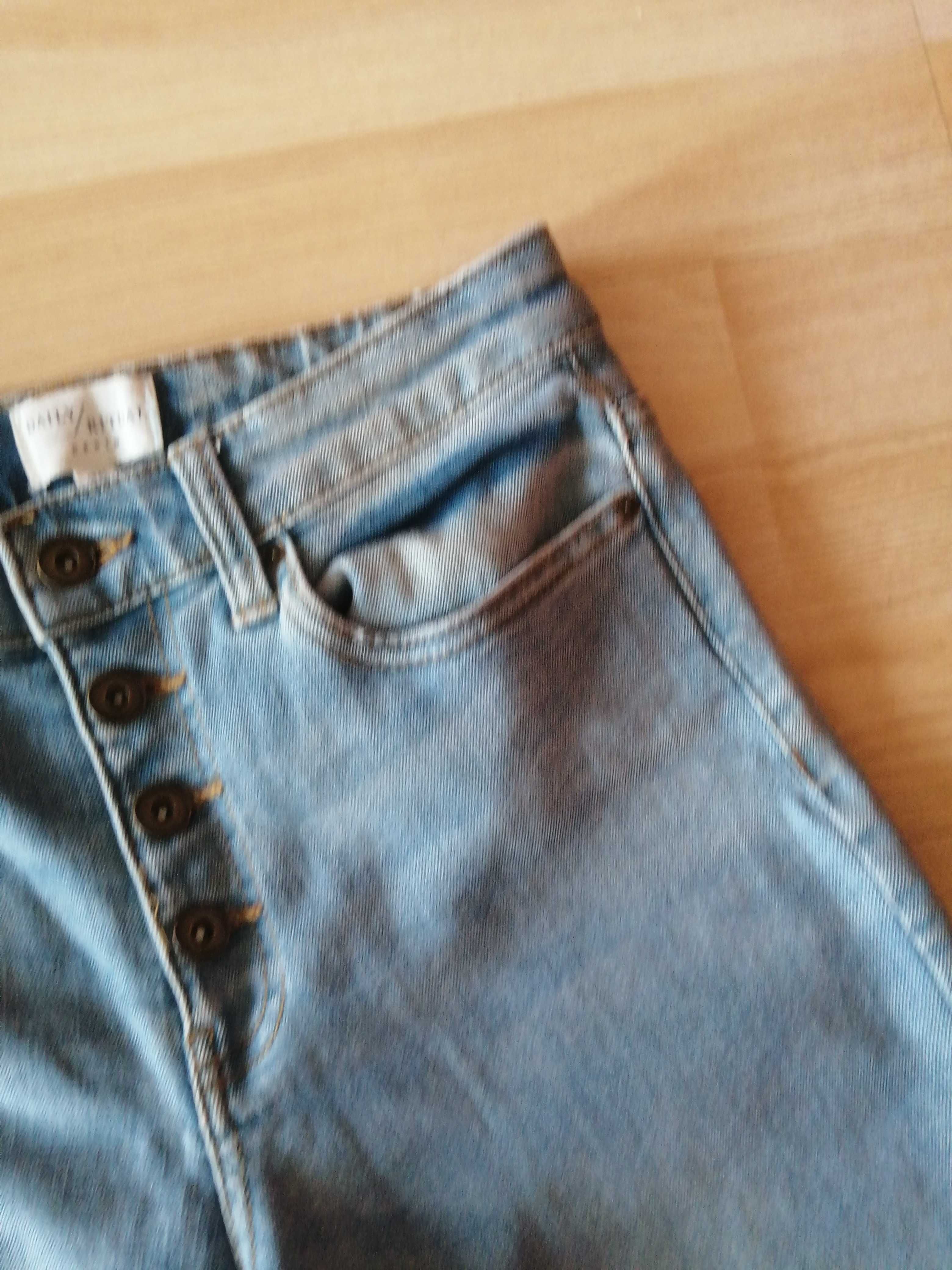 Spodnie jeans Szeroka nogawka