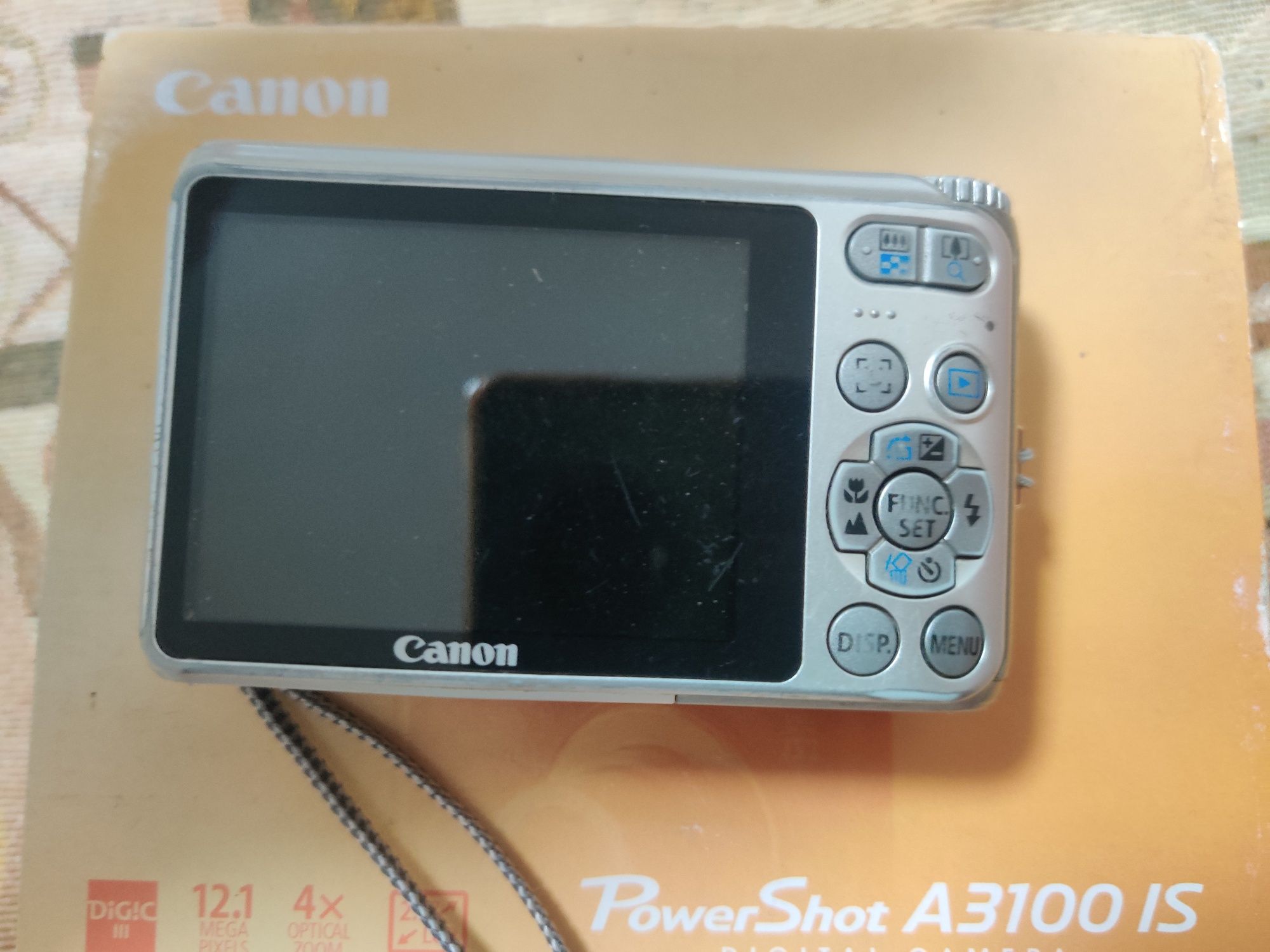 Canon PowerShot A 3100 IS Silver, фотокамера, фотоапарат