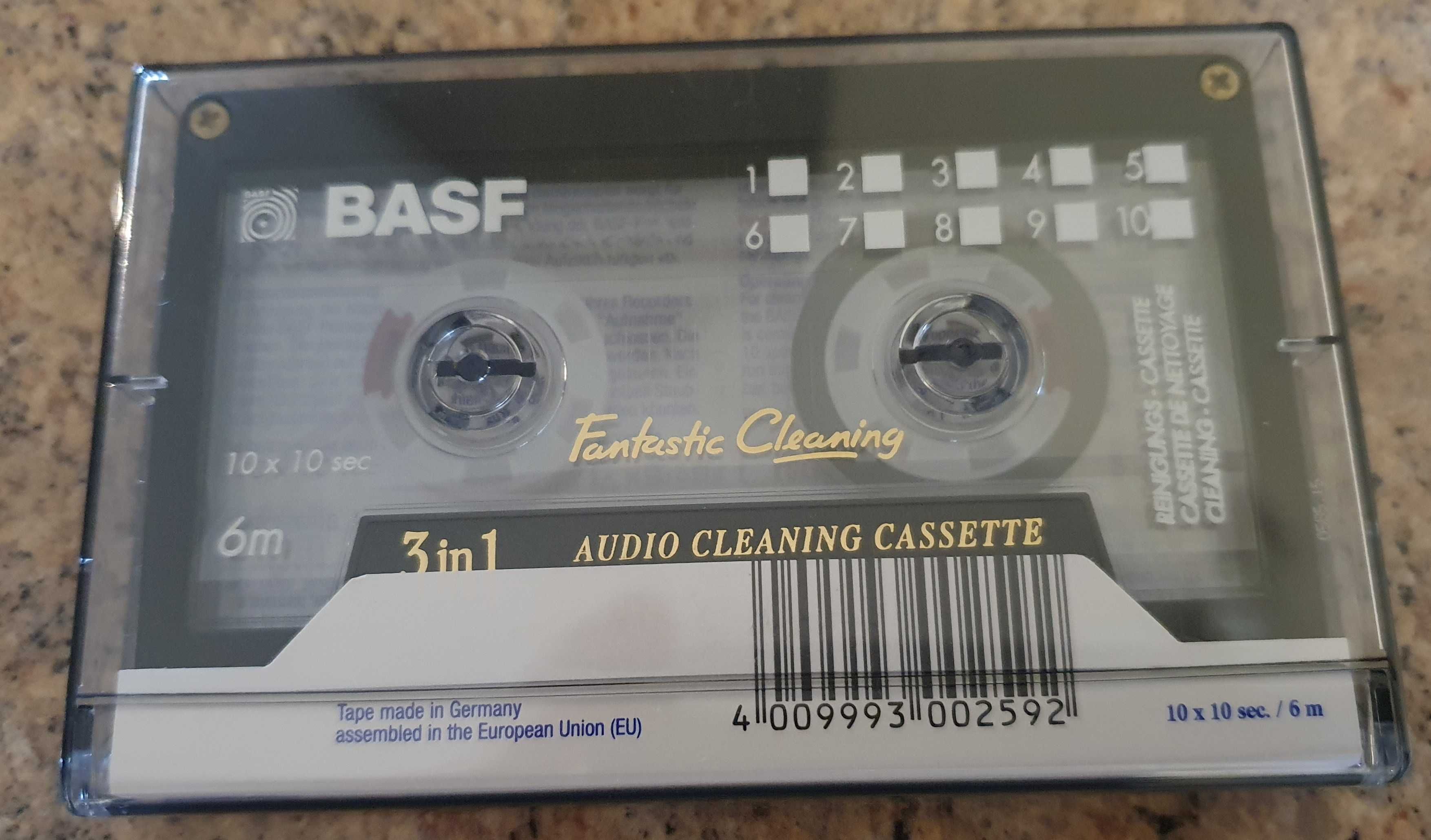 Taśma czyszcząca - Audio Cleaning Cassette 3 in 1 BASF by EMTEC