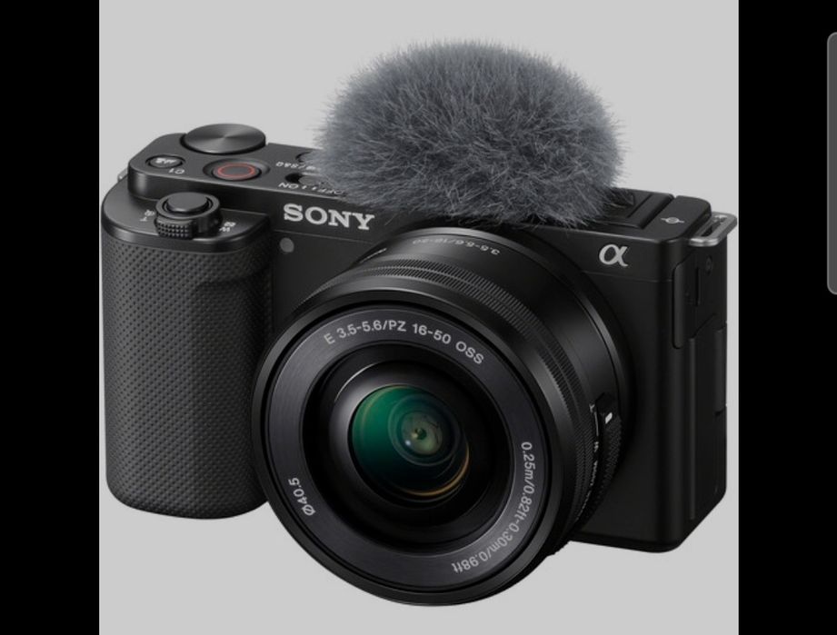 Camera sony zv e10 + lente 50mm