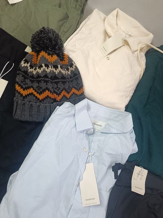 Reserved pakiet odzieży męskiej+nowa z metką