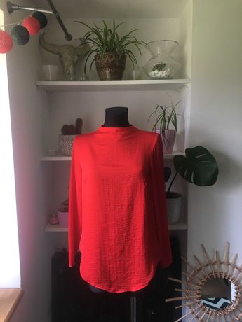 czerwona bluzka h&M 36
