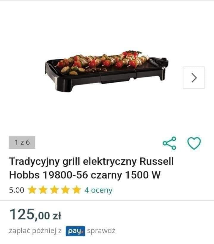 Nowy elektryczny grill