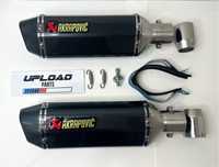 Ponteira Akrapovic Carbono Inox 30cm Escape Mota