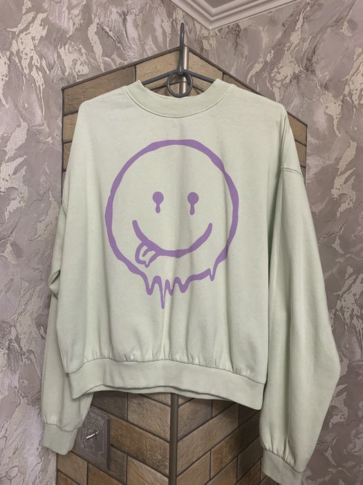 Світшот H&M на зиму з смайлом