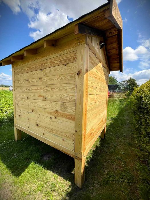 Kurnik gołębnik domek Kantówki 12/12 Ściany 22mm Bojlery Kury Solidny
