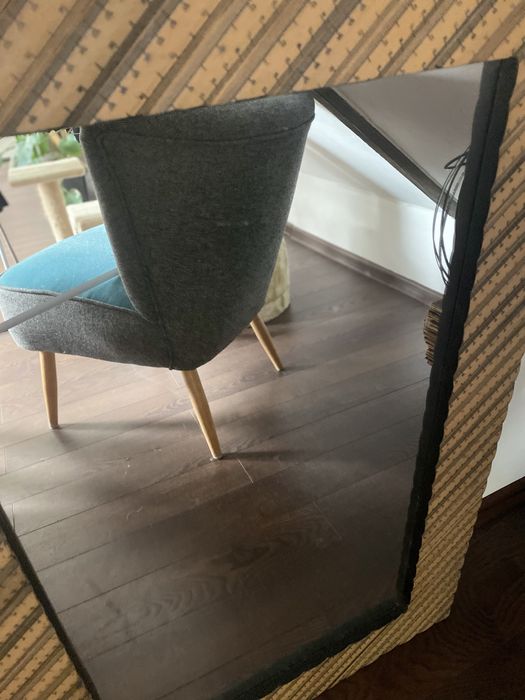 Lustro rama loft boho 93x 62 cm duże